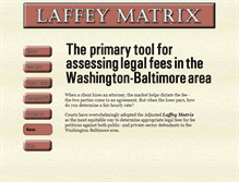 Tablet Screenshot of laffeymatrix.com